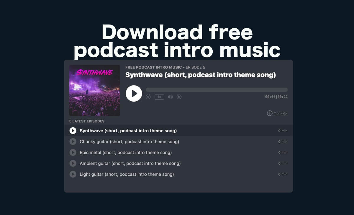 Royalty-Free Podcast Music