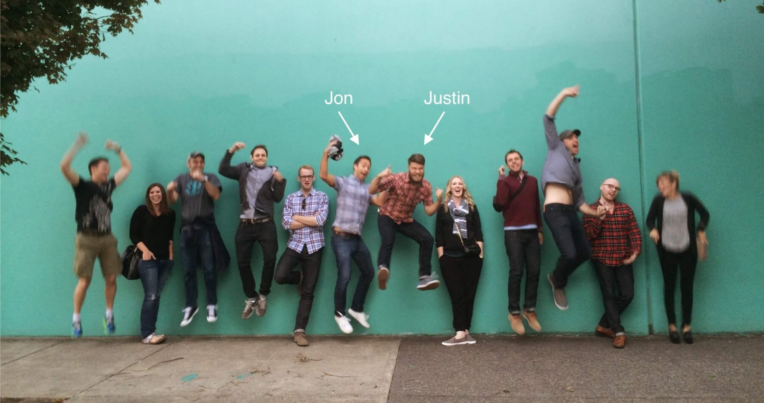 Jon and Justin met at XOXO in Portland, 2014