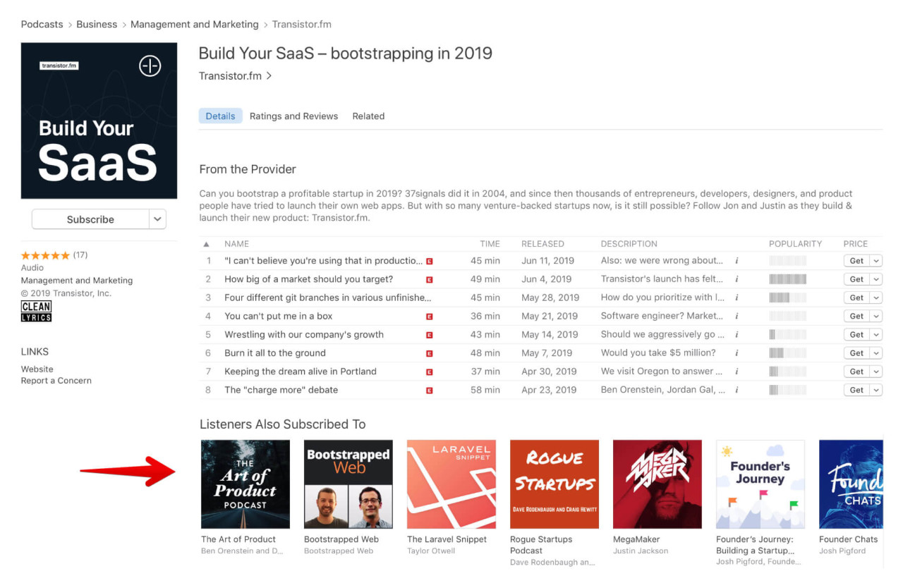 How to find out what other podcasts your listeners are listening to
