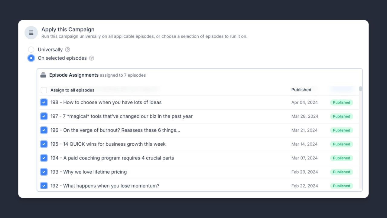 Insert ads in your podcast episodes automatically