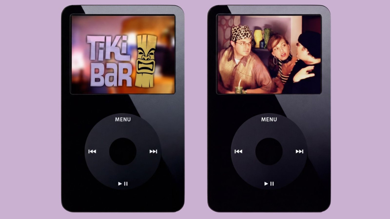 Tiki Bar TV video podcast on iPod and in iTunes in 2005