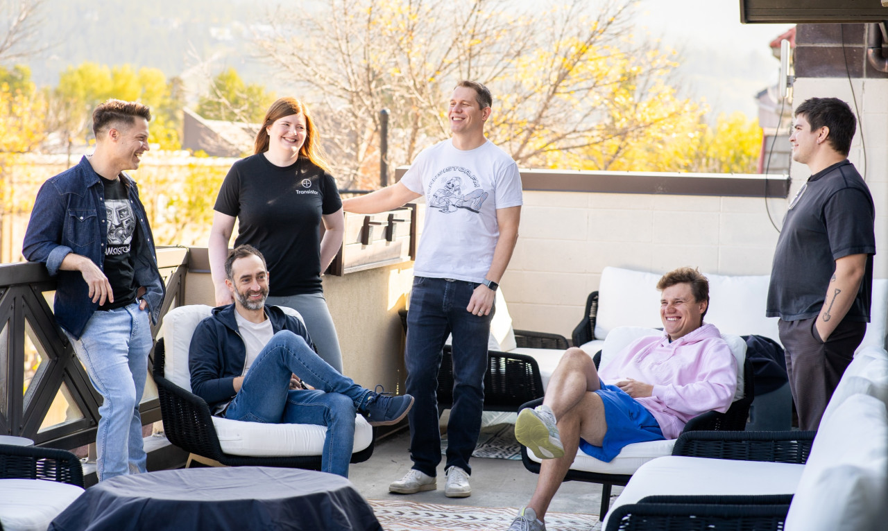 Transistor.fm team, 2025 – Justin Jackson, Jon Buda, Helen Ryles, Jason Pearl, Michael Green, Joshua Anderton