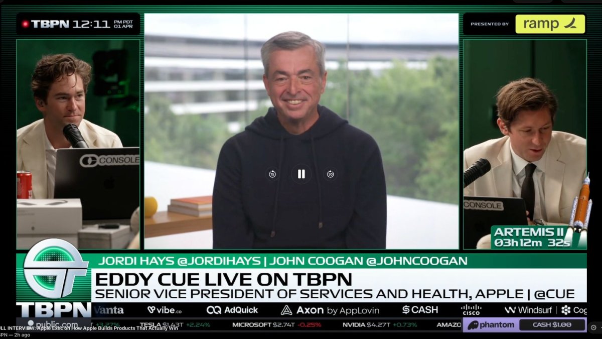 Apple's Eddy Cue Appears on Apple Podcasts in HLS Video