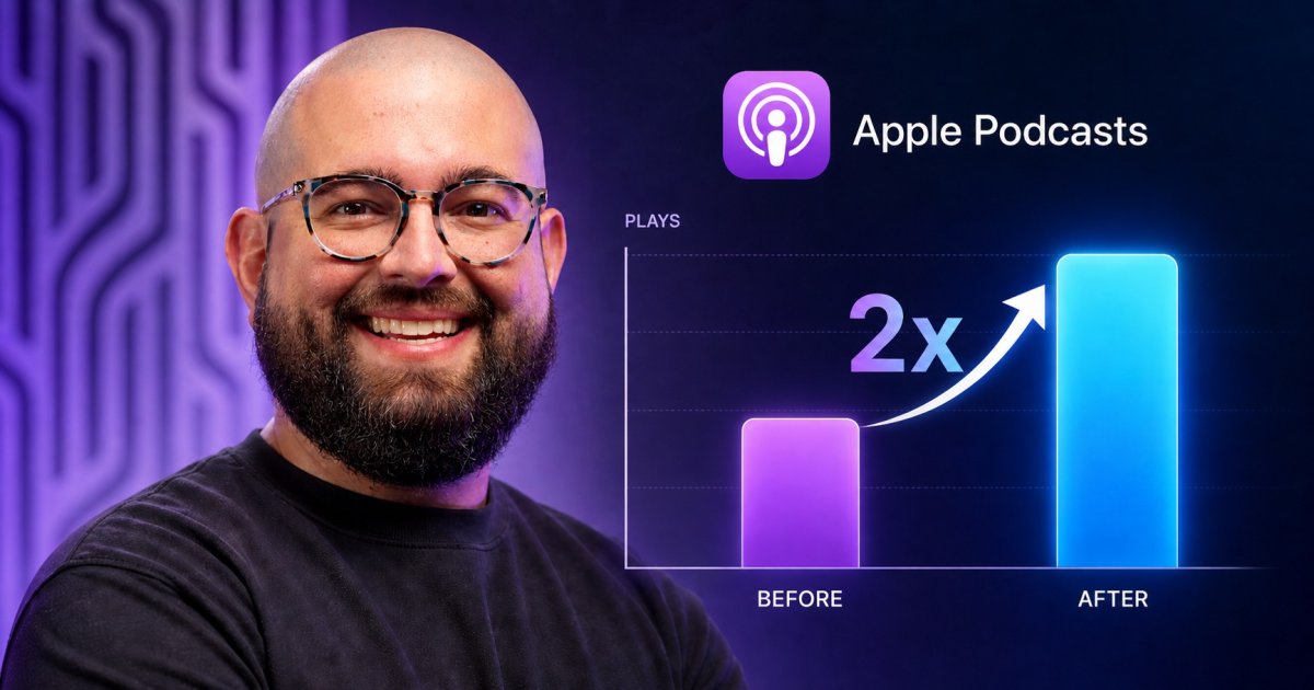Video on Apple Podcasts Doubled My Plays (Case Study)